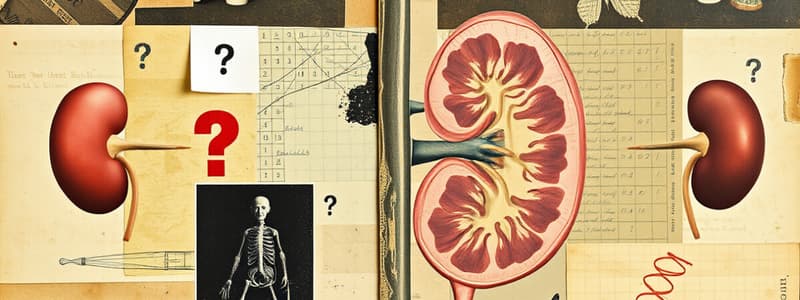 Kidney Functions and Filtration Processes