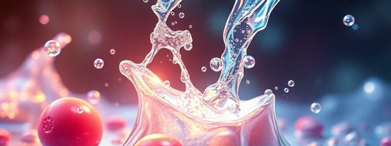 Acqua e Glucosio: Interazioni e Applicazioni