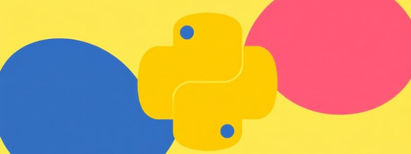 Overview of Python Programming