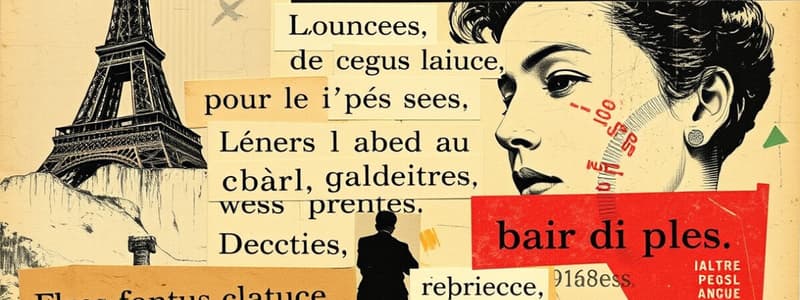 Phrases et vocabulaire de base en français