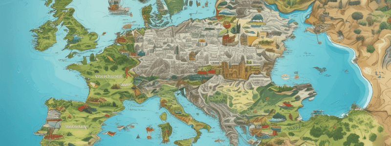 Geography of British Isles and United Kingdom