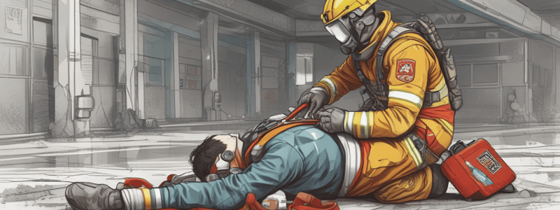  Immobilizing Victim's Head in Emergency Response