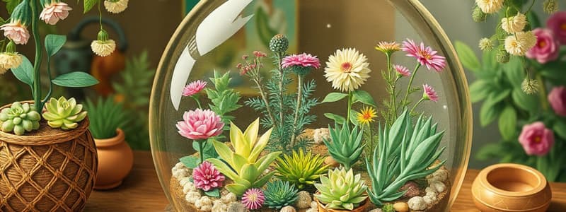 Terrariums and Dish Gardens Overview