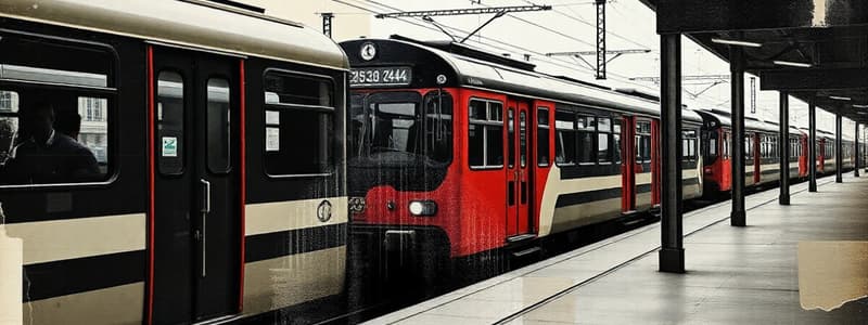 Zugverkehr: Verhalten bei Gefahr