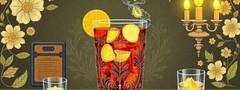 Whiskey Cocktail Recipes