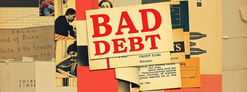 Accounting Chapter 5: Bad Debts Overview