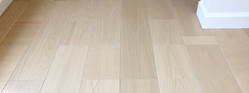 Wooden Floor Characteristics Quiz