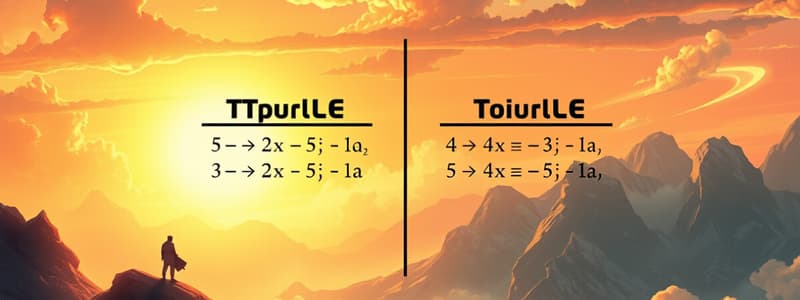 Logical Equivalence in Propositions