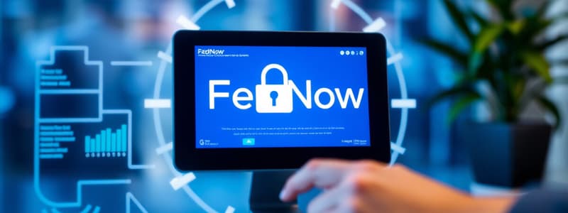 FedNow Payment System Quiz