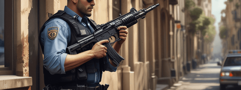 Forces de l'ordre: Utilisation des armes