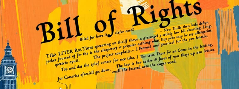 The Bill of Rights Quiz