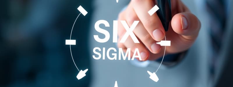 Six Sigma 도입