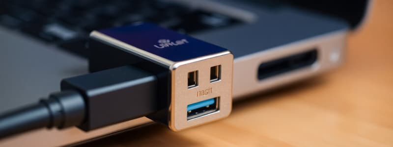 USB and Thunderbolt Connection Standards