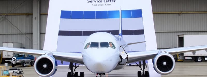 Aircraft Maintenance Service Letters