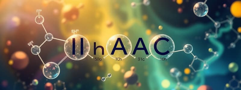 IUPAC Nomenclature Quiz