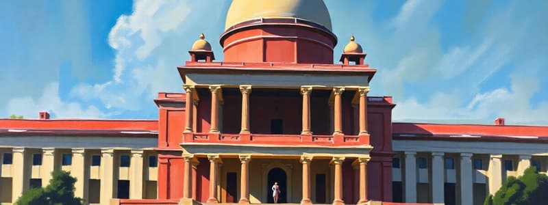 The Indian Judiciary Overview