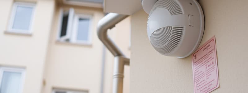 Section 26E: Residential buildings or structures; installation of smoke detectors