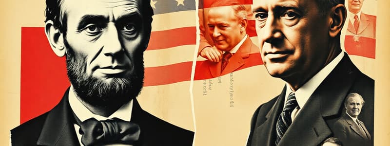 Historical Evolution of the USA: Lincoln to Roosevelt