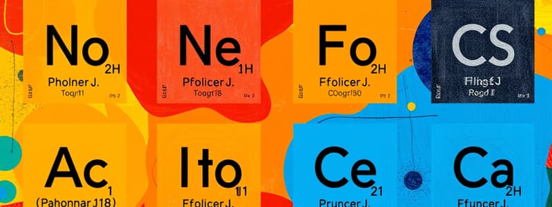 Chemistry Unit 4 - Chapter 7 (Nomenclature)