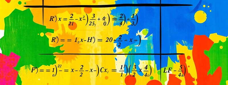 Calculus Derivative Rules Overview