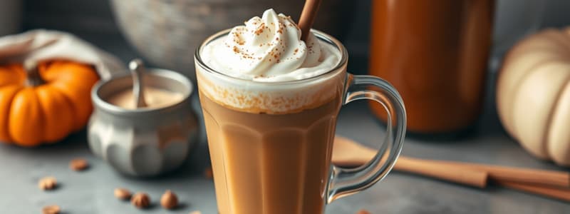 Pumpkin Spice Recipes Quiz