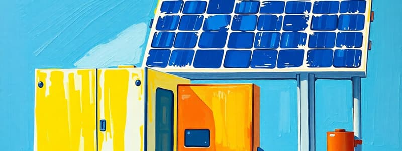 Convertidores Electrónicos en Sistemas Fotovoltaicos