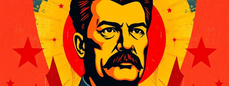 Post-WWI Totalitarianism and Stalin's Rise