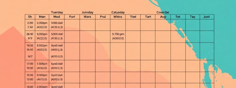 Half Yearly Exam Schedule and Details