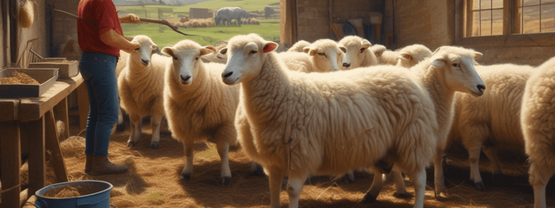 Shearing and Husbandry Practices for Sheep