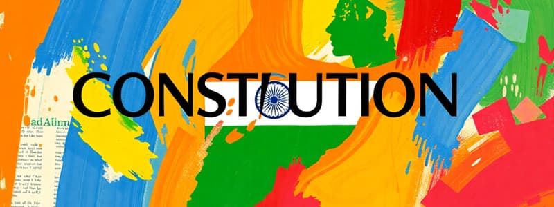 Indian Constitution Key Facts and Dates