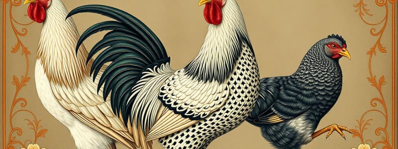 Taxonomic Classification of Poultry Species