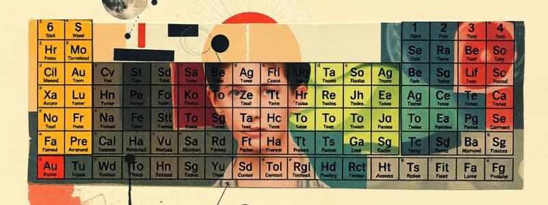 Periodic Table Trends Quiz