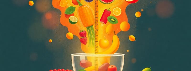 Measuring Diet Chapter 3