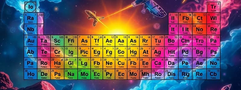 Periodic Table and Historical Development