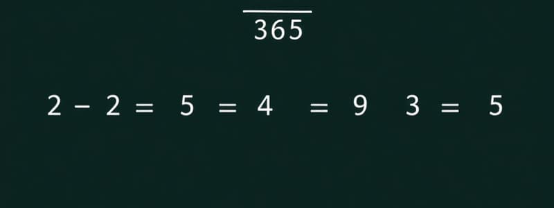 Fractions and Rational Numbers