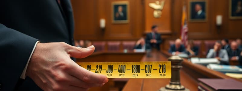 Criminal Evidence and Courtroom Procedures