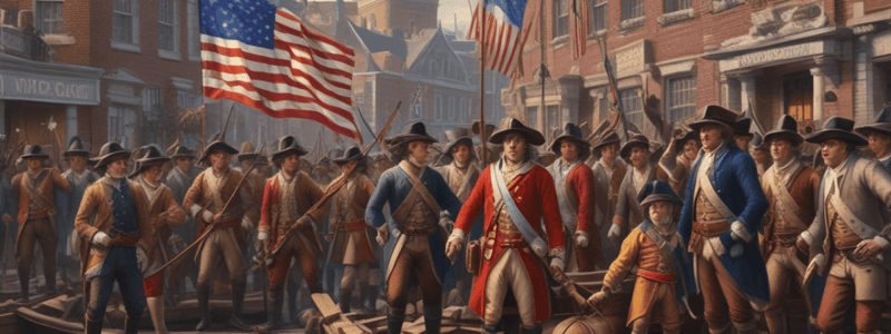 American Revolutionary Events Quiz