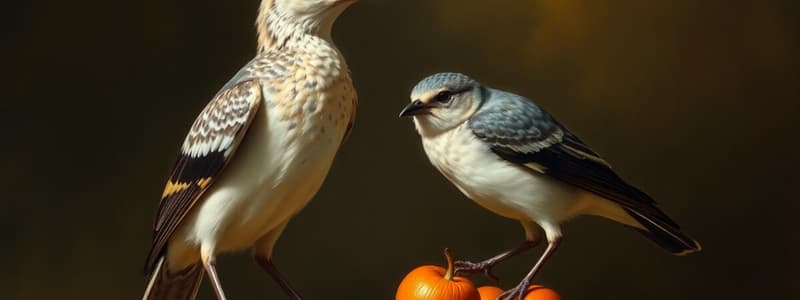 Birds Adaptation and Diet Quiz