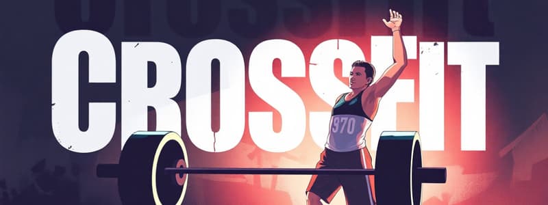 CrossFit 레벨 1 훈련 가이드