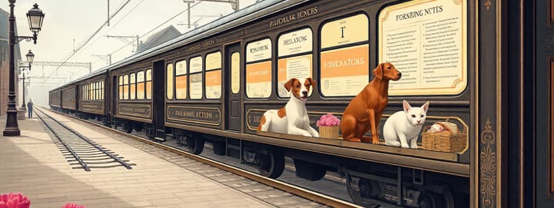 Railway Animal Booking Regulations