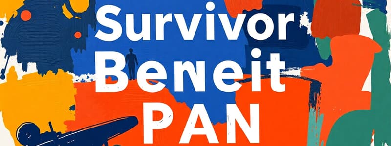 Navy Survivor Benefit Plan Overview