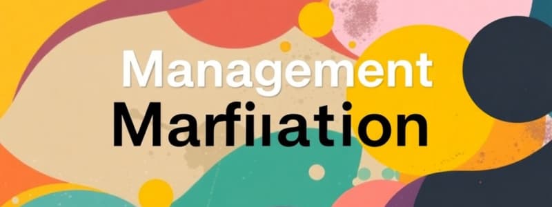 Definitions of Management