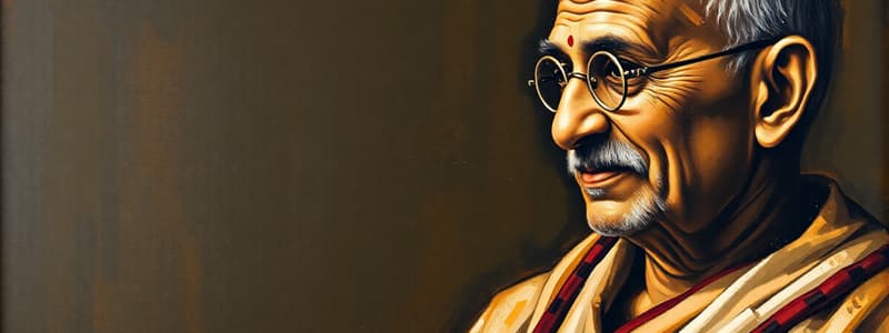 Mahatma Gandhi and Nationalism in India