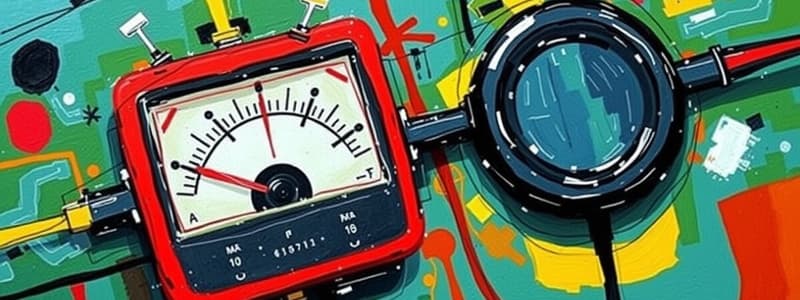 Electrical Resistance Measurement Flashcards