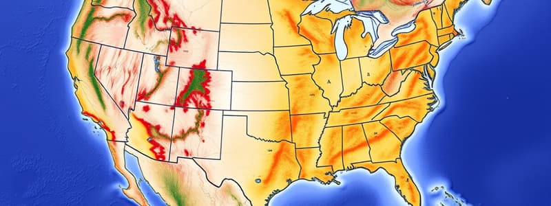 Geography and Early U.S. Settlements