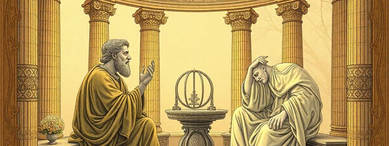 Plato's Protagoras Dialogue Quiz