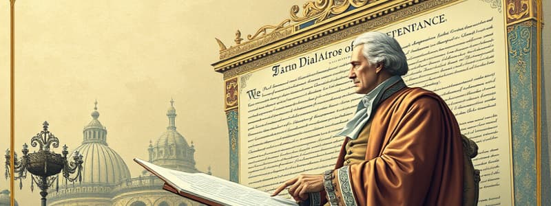 American Revolution: Declaration of Independence