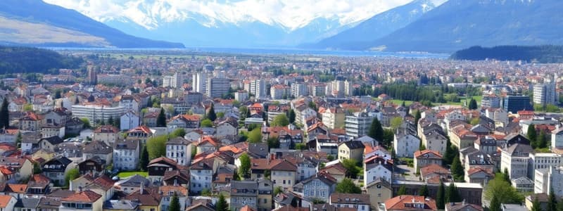 Évolution de la Population et Urbanisation en Suisse