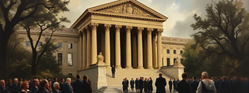 U.S. Court System - Key Functions and Processes