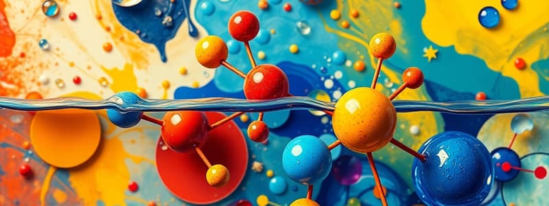 Water Properties and Organic Molecules